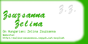 zsuzsanna zelina business card